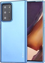 Voor Samsung Galaxy Note20 Ultra GOOSPERY I JELLY METAL TPU Case (blauw)