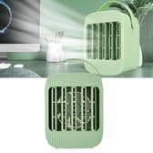 Portable Home Desktop Silent Mini oplaadbare ventilator (groen)