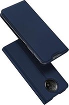 Voor Xiaomi Redmi Note 9 / Redmi 10X 4G DUX DUCIS Skin Pro Series Horizontale Flip PU + TPU lederen hoes met houder & kaartsleuven (blauw)