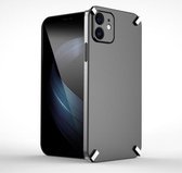 X-Four PC + TPU schokbestendige beschermhoes voor iPhone 12 (zwart)