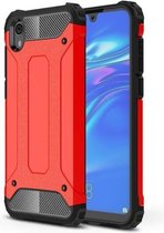 Magic Armor TPU + PC combinatiehoes voor Huawei Honor 8S (rood)