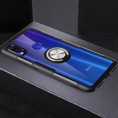 Krasbestendige TPU + acryl ringbeugel beschermhoes voor Xiaomi Redmi 7 (zilver)