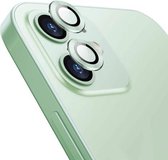 Voor iPhone 12/12 mini ENKAY Hat-Prince Aluminiumlegering + Gehard glas Cameralensafdekking Volledige dekking Beschermer (groen)