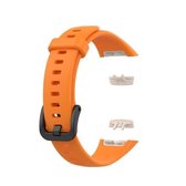 Voor Huawei Honor Band 6 TPU vervangende horlogeband, maat: één maat (oranje)