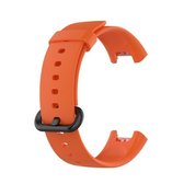 Voor Geschikt voor Xiaomi Mi Watch Lite / Redmi Watch siliconen vervangende horlogeband, maat: één maat (oranje)