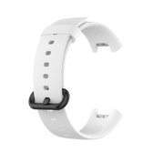Voor Geschikt voor Xiaomi Mi Watch Lite / Redmi Watch siliconen vervangende horlogeband, maat: één maat (wit)