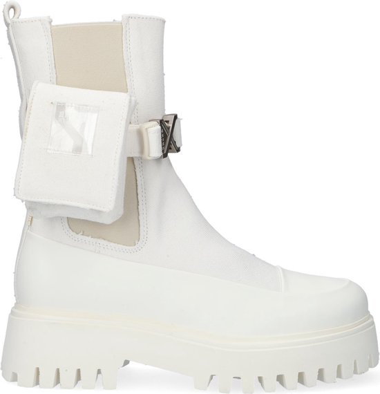 Witte BRONX Hoge laarzen JUKESON 34180 | Omoda