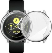 Strap-it TPU case - transparant bescherm hoesje geschikt voor Samsung Galaxy Watch Active 1 40mm - doorzichtige beschermhoes voor Galaxy Watch Active 40mm