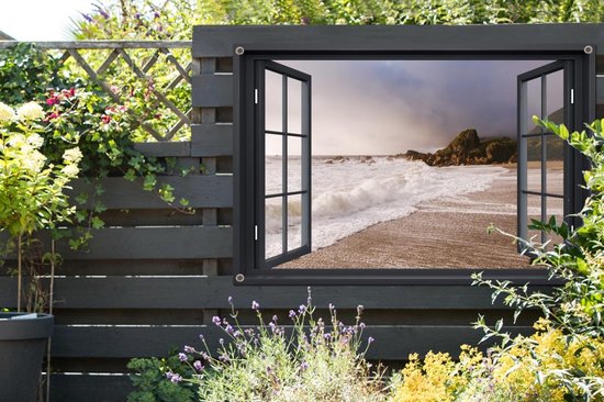 Affiche jardin See-through - Mer - Plage - 120x80 cm