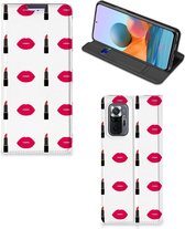 Beschermhoes Xiaomi Redmi Note 10 Pro Telefoonhoesje Lipstick Kiss