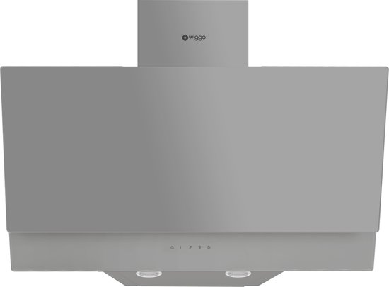 Wiggo WE-E623G(G) - Hotte de cuisine coudée - 60 cm - Double Glas Grijs