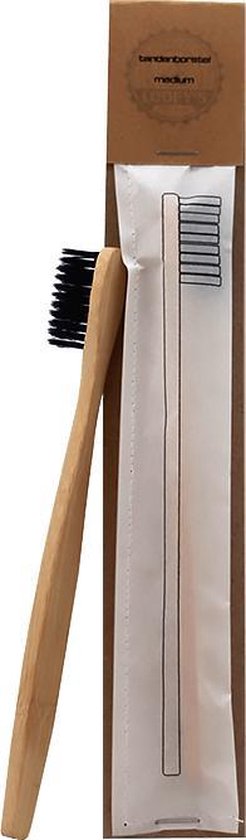 Loofy's - Tandenborstel [Bamboe] Zwarte Haren - 100% Vegan & Plasticvrij - Loofys