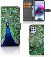 Wallet Book Case Motorola Moto G100 GSM Hoesje Pauw