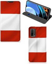 Hoesje Xiaomi Poco M3 | Redmi 9T Telefoonhoesje met Naam Oostenrijkse Vlag