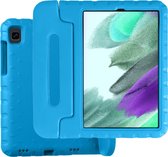 Samsung Galaxy Tab A7 Lite Hoes - Samsung Galaxy Tab A7 lite 2021 Kinderhoes - Kindvriendelijke Samsung Tab A7 Cover Kids Case Blauw