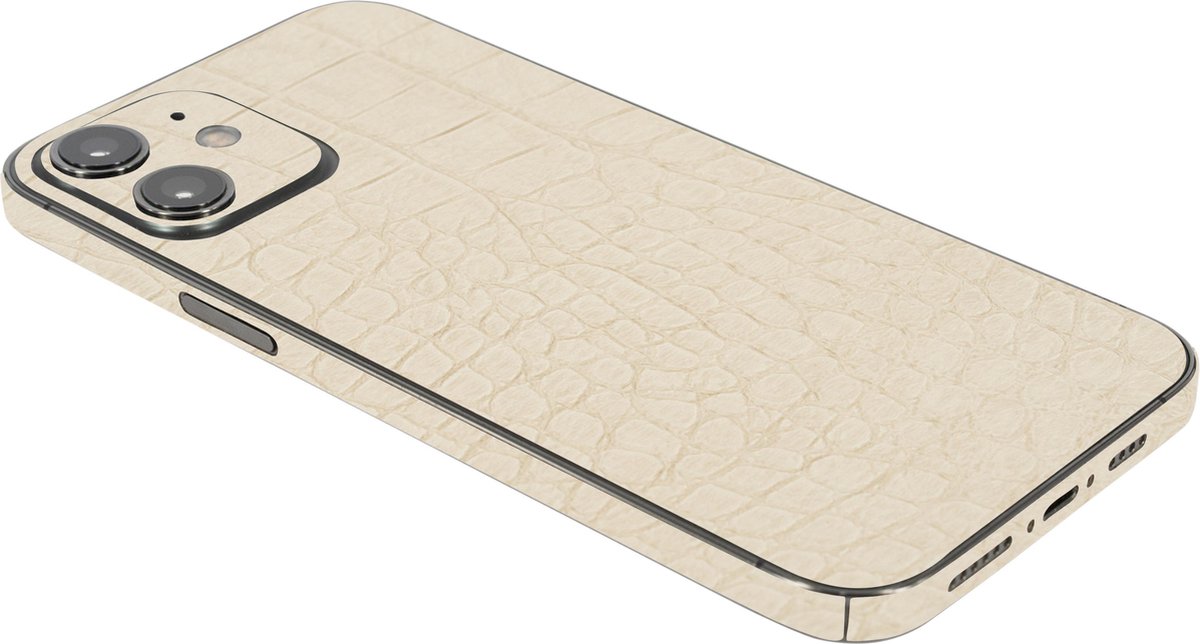 ScreenSafe Skin iPhone 12 Pro Max Mocha Wood zonder logo