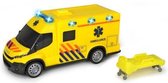 Dickie Toys Sos - Ambulance Iveco - Nederlandse versie - 18 cm - Licht & Geluid - Speelgoedvoertuig