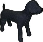 Croci paspop hond zwart - 34x25 cm - 1 stuks