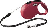 Flexi rollijn classic cord rood - s 8 mtr - 1 stuks