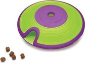 Nina ottosson dog treat maze paars / lime - 18x18x6 cm - 1 stuks