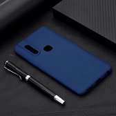 Voor Vivo V15 Candy Color TPU Case (blauw)