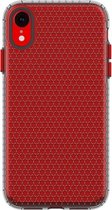 Voor iPhone XR Honeycomb Shockproof TPU Case (zwart)