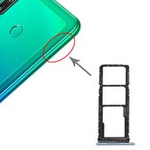 SIM-kaarthouder + SIM-kaarthouder + Micro SD-kaarthouder voor Huawei P40 Lite E / Enjoy 10 (blauw)
