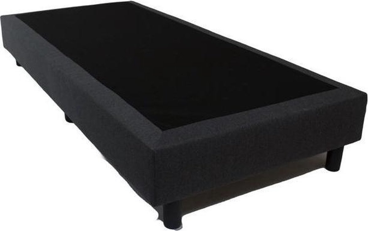Bed4less Boxspring 90 x 200 cm - Losse Boxspring - Eenpersoons - Antraciet