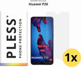 Huawei P20 Screenprotector Glas - 1x - Pless®