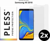 Samsung A9 2018 Screenprotector Glas - 2x - Pless®