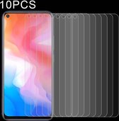 Voor Vivo Y3 10 PCS Halfscherm Transparante gehard glasfilm