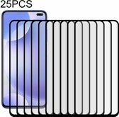 Voor Xiaomi Redmi K30i 25 PCS Full Glue Full Screen gehard glasfilm (zwart)