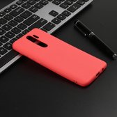 Voor Xiaomi Redmi Note 8 Pro Candy Color TPU Case (rood)
