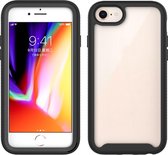 Voor iPhone 6 Starry Sky Solid Color Series schokbestendige pc + TPU beschermhoes (zwart)