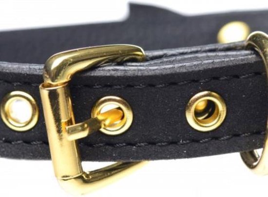 Collar Golden Kitty Avec Cloche Chat - Zwart/ Or| Esclavage | Jouets | Roue  à aubes |... | bol.com