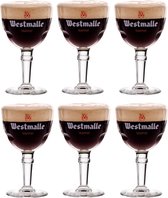 Westmalle bierglazen - 48cl - set van 6