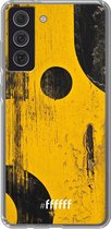 6F hoesje - geschikt voor Samsung Galaxy S21 FE -  Transparant TPU Case - Black And Yellow #ffffff