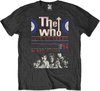 The Who - Live At Leeds '70 Heren T-shirt - Eco - M - Zwart