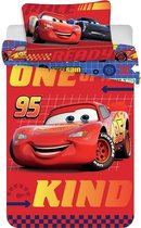 Disney Cars - Baby Dekbedovertrek - 100 x 135 cm - Rood - Copy