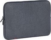 Rivacase AntiShock Neopreen Sleeve Geschikt voor Laptop 13 inch  - Dark Gray