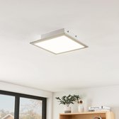 Lindby - LED paneel - 1licht - kunststof, aluminium - H: 7.1 cm - wit, zilver - Inclusief lichtbron