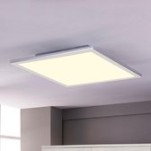 Lindby - LED paneel - 1licht - plexiglas, aluminium - H: 5.2 cm - wit, zilver - Inclusief lichtbron