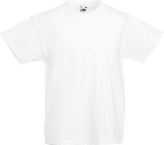 Fruit Of The Loom Original T-shirt à manches courtes pour enfants / enfants (Wit)