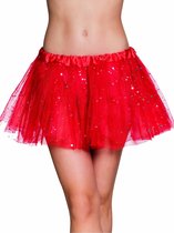 Boland - Tutu Twinkle rood - Volwassenen - Fee - 80's & 90's - Disco- Glitter and Glamour- Feeën, Elfje