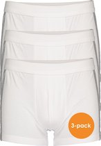 SCHIESSER 95/5 Stretch shorts (3-pack) - wit - Maat: XXL