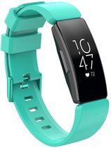 Shop4 - Geschikt voor Fitbit Inspire Bandje - Siliconen Mint Groen