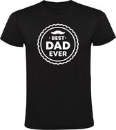 Best Dad Heren t-shirt | vader | vaderdag | papa | opa | Zwart