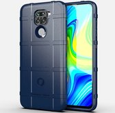 Hoesje voor Xiaomi Redmi Note 9 - Beschermende hoes - Back Cover - TPU Case - Blauw