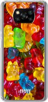 6F hoesje - geschikt voor Xiaomi Poco X3 Pro -  Transparant TPU Case - Gummy Bears #ffffff