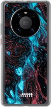 6F hoesje - geschikt voor Huawei P40 Pro -  Transparant TPU Case - River Fluid #ffffff